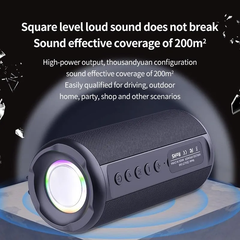 Enceinte Bluetooth Lumineuse Portable Autonomie 8H