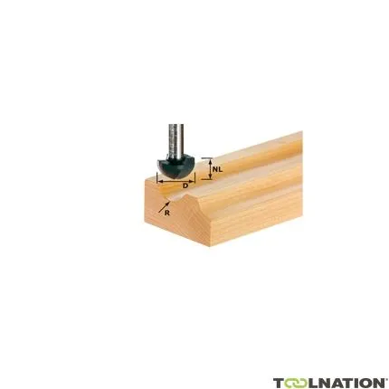 Festool Accessoires 490983 Fraise à gorge creuse HW S8 R4