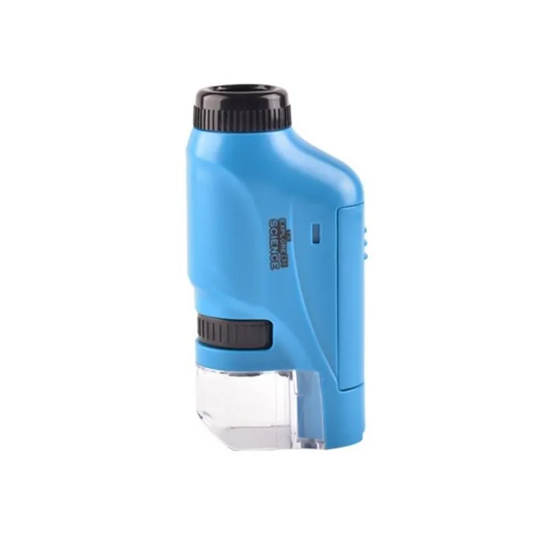 Microscope Portable Enfant LED ABS Grossissement 60-120x
