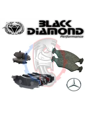 Plaquettes de frein Black diamond pour Mercedes Vaneo 