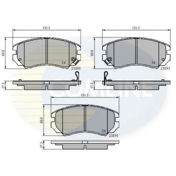 Plaquettes Hyundai Tucson