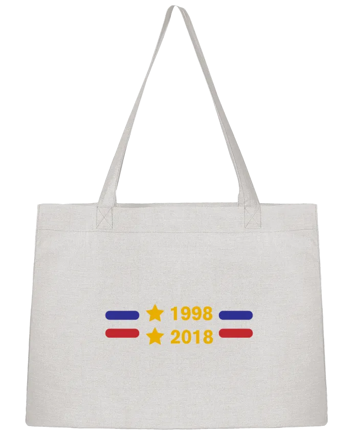 Sac Shopping Champions du monde 2018 brodé par tunetoo