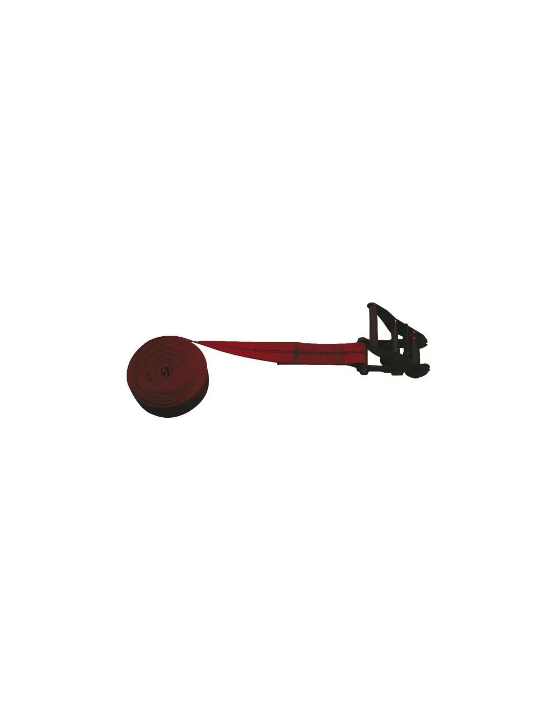 Sangle d arrimage 1 parie 100% polyester orange 9 m 5 tonnes 50 mm-Sangle d'arrimage 1 partie